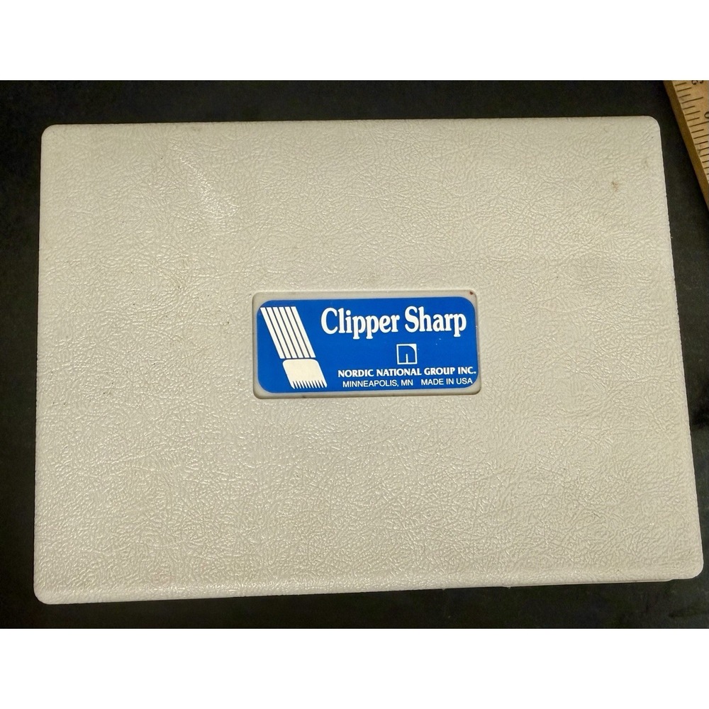 Clipper Sharp Blade Sharpening Kit Complete In Case And Instructions Vintage
